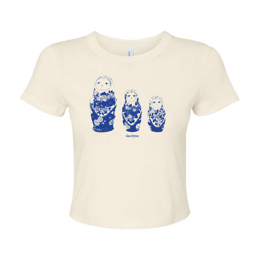 russian doll baby tee